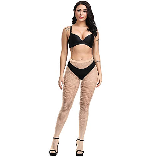 Image of Fishnet Stockings Lace Patterned Tights High Waist Pantyhose Fishnets for Women