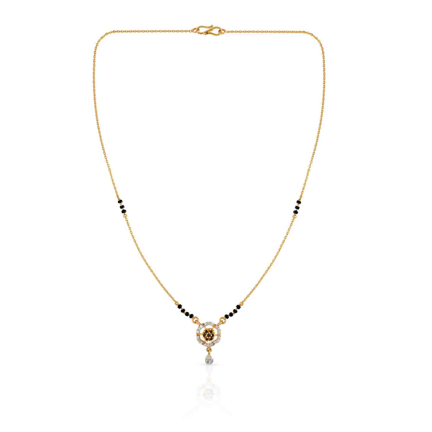 Malabar Gold & Diamonds Yellow Gold Mangalsutra for Women 22k | Gold Mangalsutra 22kt (916) BIS Hallmark Original Gold for Birthday and Anniversary Gift | Short Mangalsutra for Women Gold - 16 Inches (B0C55KGY45) Amazon Price History, Amazon Price Tracker