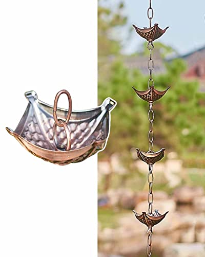 Chaîne de pluie japonaise décorative en taille standard pour gouttière extérieure de maison