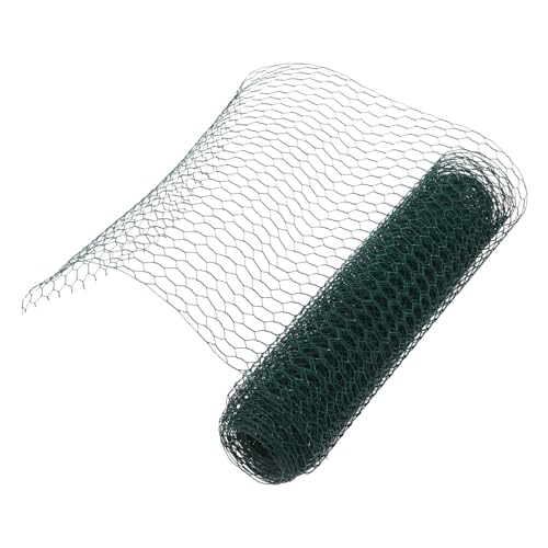 Grillage hexagonal vert pour volailles clôture de jardin et parterre