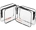 TSA Approved Toiletry Bag - 2 Clear Travel Makeup Bags for Carry On Luggage