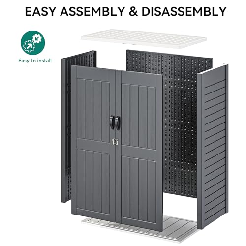 Yitahome MAYIHWJ7EI Vertical Outdoor Storage Shed thumb #5