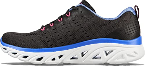 Skechers Sport Glide-Step Sport-Fresh Charm Athletic Sneaker Women's Sneaker 8 B(M) US Black-Blue-Pink3