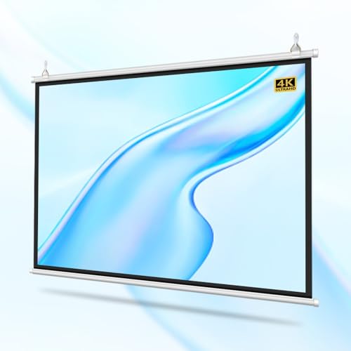 Pantalla Manual de Proyector HD 72" 16:9
