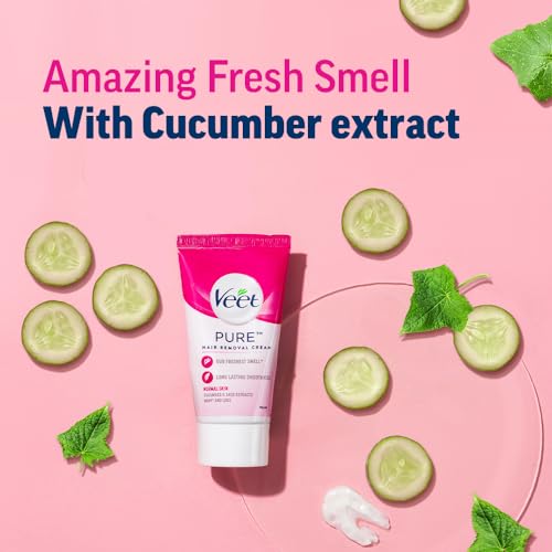 Veet Silk and Fresh Hair Removal Cream, Sensitive - Thumbnail 2
