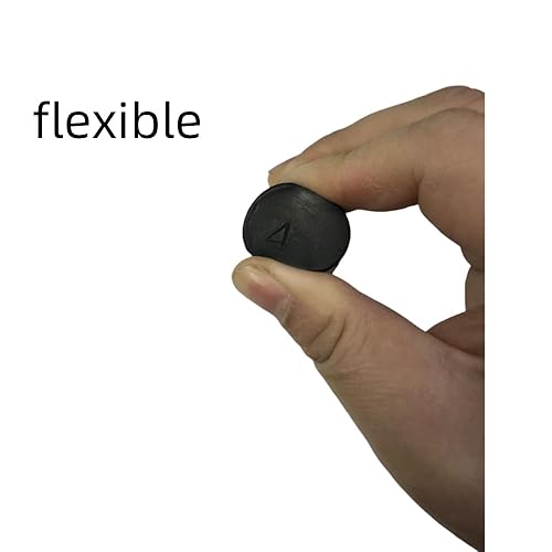 Miniatura 3 de Paquete de 21 tapones de goma sólida, tapón de laboratorio negro, surtido de tamaños 000# - 8#, 11 tamaños surtidos