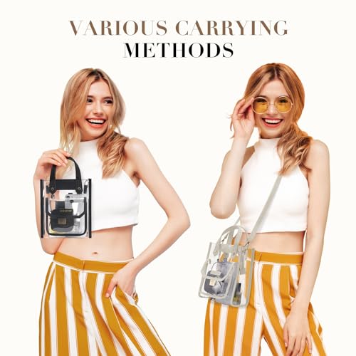 Missnine Small Clear Bag For Stadium Event Approved Clear Purse Women Pvc Crossbody Bag Concert Shoulder Handbag thumb #4