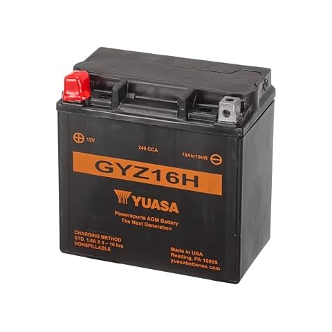 Yuasa YUAM716GH GYZ16H Factory Activated GYZ H Series AGM Battery Cover