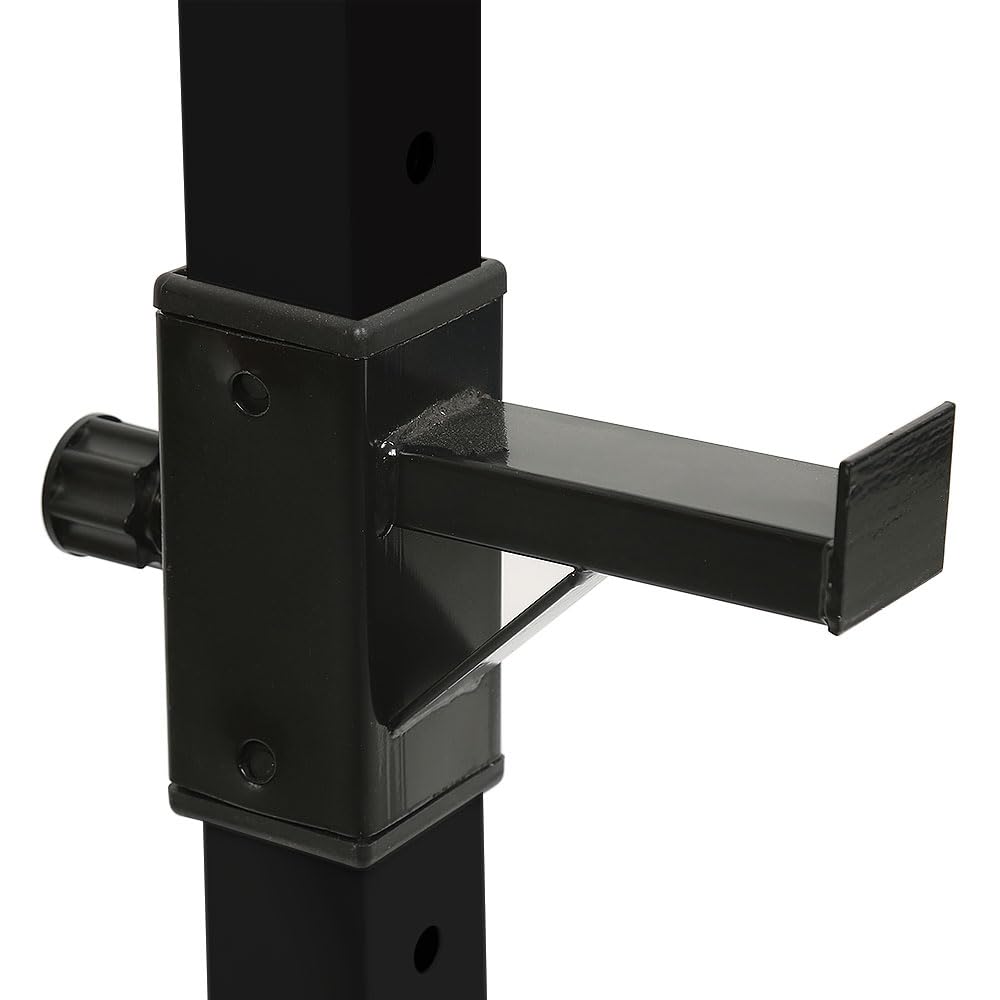 Rack Squat Réglable, Réglable en Hauteur (80-150 cm), Multifonction Haltère Rack, Repose Barre Musculation Support, Charge Max. 200 kg (Ne Pas inclure Barbell)
