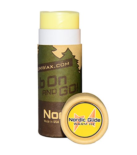 ZUMWax HIGH Fluoro Nordic/Cross-Country Racing Glide RUB ON Wax - Warm Temperature