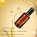 HEYLEAYAR 30ML Roller Bottles for Essential Oil, 4 Pack Empty Amber Glass Roller Bottle for Perfume Oil, Roll on Bottles with Stainless Steel Roller Balls, Opener, Funnel and Dropper