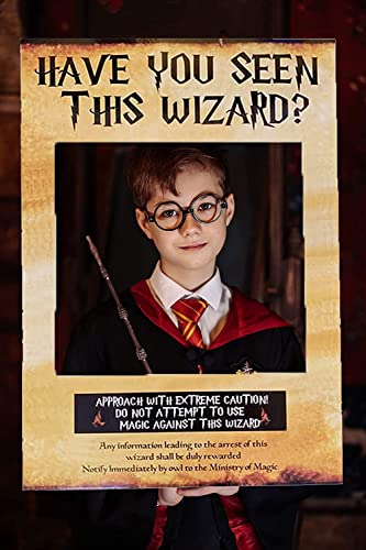 JeVenis Have You Seen This Wizard Photo Booth Prop Magier Photo Booth Requisiten Wizard Geburtstags Dekoration Wizard Girlande