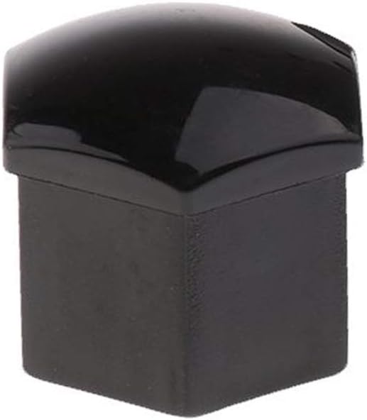 Wheel Lug Nut Bolt Cover Caps 21mm Wheel Hub Screw Cover with Removal Tools Universal Black 20Pcs