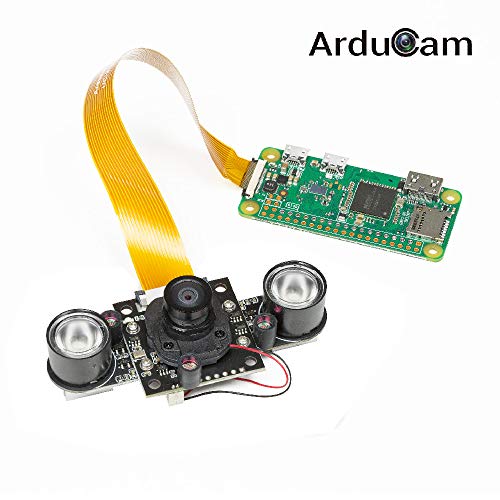 Arducam Wizja w dzień-noc dla aparatu Raspberry Pi, automatyczne przełączanie IR-Cut obraz przez cały dzień, wymienny obiektyw M12, OV5647 5MP 1080p