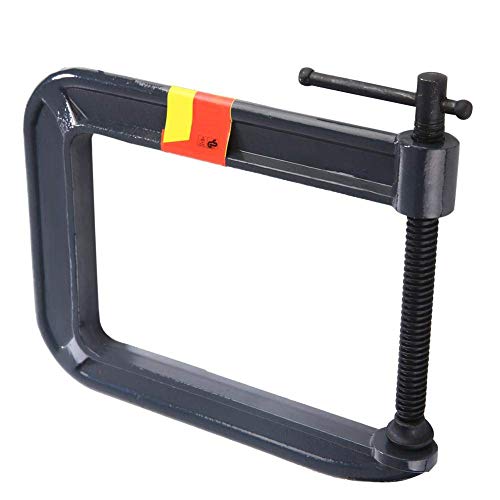 Image of Heavy Duty Deep Throat U-Clamp steel Deep Reach C-Clamp Jaw Opening DIY Carpentry Clamping Device(100,185mm)