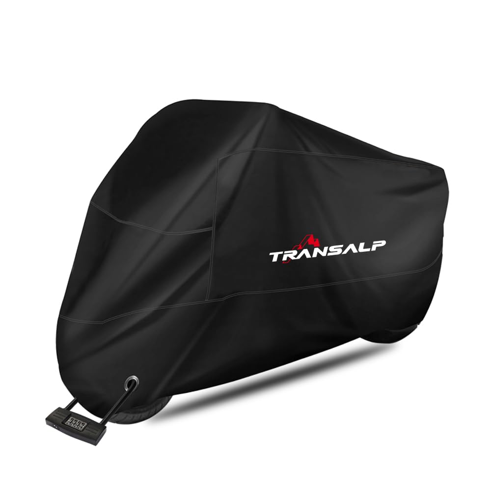 Telo coprimoto per esterni e interni 210D in poliestere antipolvere, antivento, antipioggia, impermeabile, per XL 750 Transalp 2023 2024 Transalp XL750 (295cm * 110cm * 140cm)