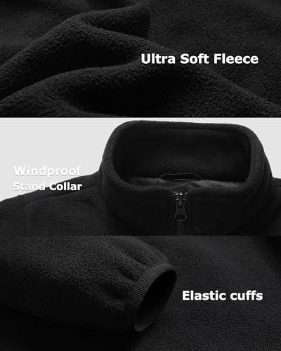 Image of Venustas Kids Heated Fleece Jacket with Battery Pack, Girls Youth Electric Heated Coat for Winter