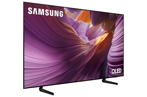 شاشة تلفزيون OLED مقاس 65 بوصة S85F بدقة 4K QA65S85FAEXEG من سامسونج، معالج NQ4 AI جيل 2، ترقية 4K بالذكاء الاصطناعي، OLED HDR، معتمد من بانتون، تلفزيون سامسونج Vision AI الذكي، 2025