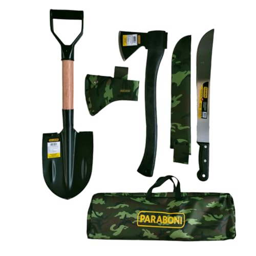 KIT ACAMPAMENTO ESCOTEIRO/MILITAR CAMUFLADO TÁTICO PARABONI