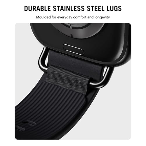 Image of DailyObjects Ellipse Leather Watch Strap Compatible with Apple Watch Series 11 /10 (42mm) | Series 9 /8 /7 41mm, SE3 /SE2 /SE /6 /5 /4 (40mm) | Series 3 38mm -Watch Not Included