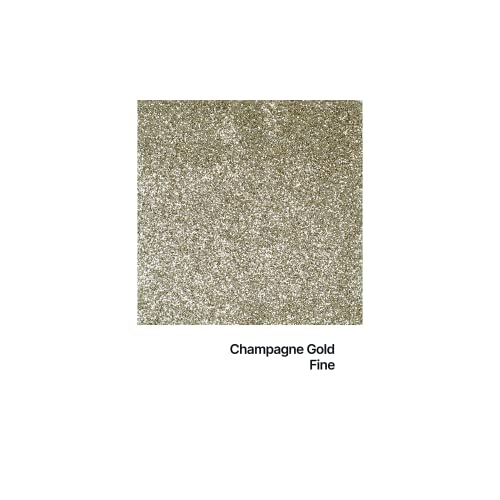 Hemway Premium Ultra Sparkle Glitter Multi Purpose Metallic Flake For Arts Crafts Nails Cosmetics Resin Festival Face Hair - Champagne Gold - Fine (1/64" 0.015" 0.4Mm) 100G / 3.5Oz #TOP1