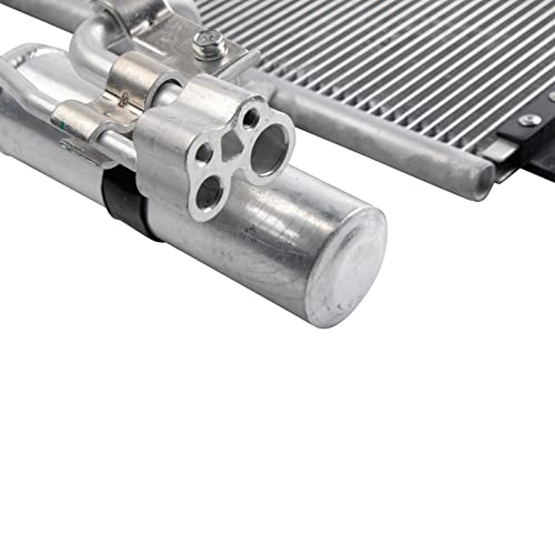Image of TRQ Air Conditioning A /C Condenser Receiver Drier Compatible with 2016-2021 Mazda CX-3 2016 Scion iA 2019-2020 Toyota Yaris 2017-2018 Yaris iA