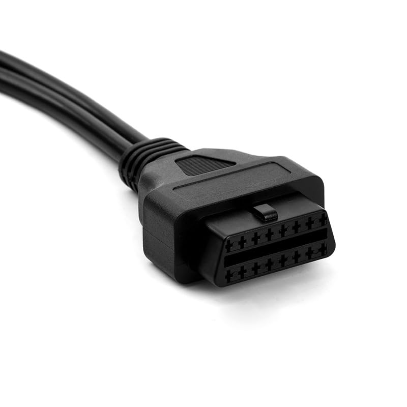 Cavo adattatore OBD2 2 in 1, cavo diagnostico OBD da 16 pin a 4 pin a 8 pin, spina OBD2 a OBD1 a 4 pin per Suzuki SDS 8.40 Jet Boat Work con lettore di codice Elm327 Obd2