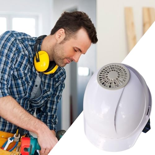 Kit de refrigeración de ventilador de casco duro ajustable para construcción 3