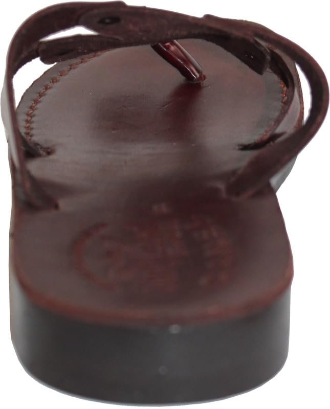 Holy Land Market Men/Women Biblical Jesus Leather Sandals/Slides From Jerusalem (Sarah Style I)3