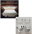 WanDwel RV Skylight Insulator Vent Cover 14x14 + 4 Pack Foldable RV Shoe Racks