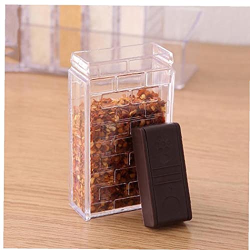 Spice Shaker Box, 6 Pack Creature Jars Salt & Pepper Spice Shaker Box, Plastic Camping Kruiden Doos Voor Opslag Keuken… - Image 7