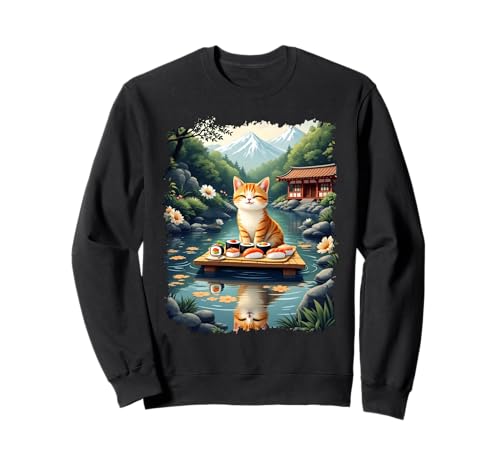 ���킢���L���i�I�^�N�ʔ����L�A�j�����{�̔L Kawaii Cat Sushi Anime Japanese Cats �g���[�i�[