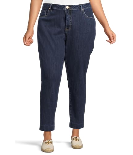 KUT from the Kloth Women's Plus Size Reese High Rise Fab Ab Ankle Straight Blind Hem