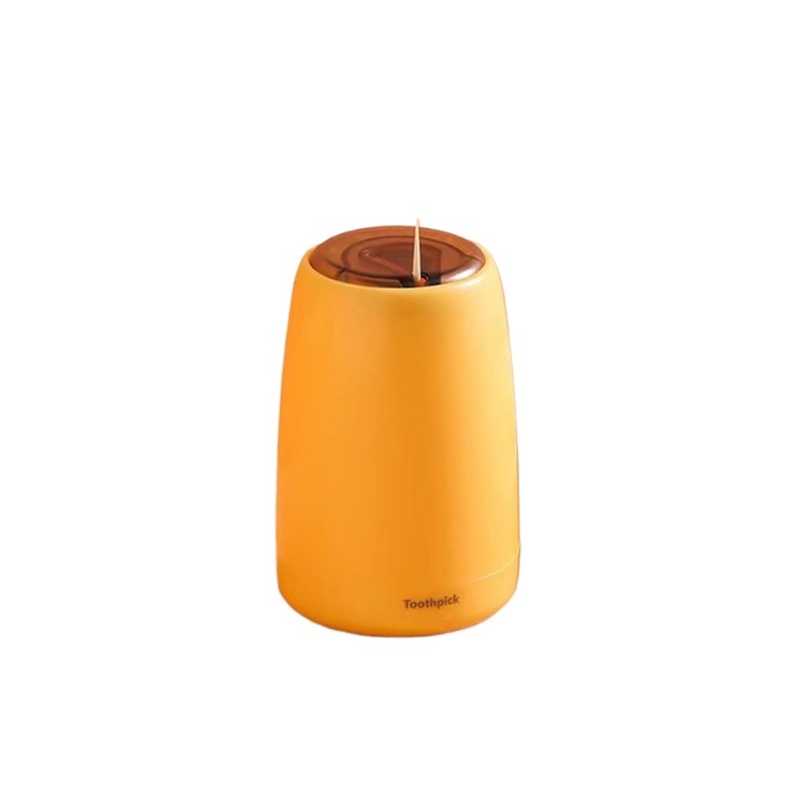 Giyxhu Color2 4Pcs Creative Automatic Toothpick Holder Container Household Table Box Plastic Push-Type Round Storage Dispenser For Toothpick