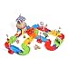 FUN LITTLE TOYS 189 PCs Train Sets with 3D Puzzles Including Electric Toy Train, Train Railway Tracks, 3D Train Station, Model Train Scenery, Christmas Train Set for Kids