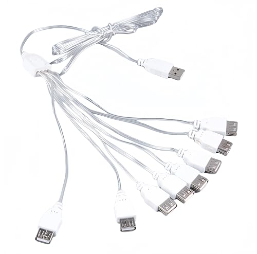 Image of USB 1 to 8 Ports Splitter for Light Up Led and Neon Lights Signs Letters