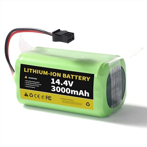 Image of 14.4V 3000mAh Lithium Battery Compatible with Eufy RoboVac 11 11C 11S Plus 11S MAX 12 15C 15C MAX 15T 25C 30C G10 Hybrid G30 Edge R500 R450