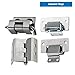 Hidden Industrial Hardware Hinges Electrical Cabinets Toolboxes Doors 1Pcs(50x19.3mm)