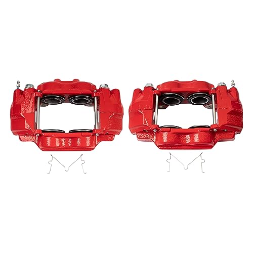 Image of TRQ Performance Front Left and Right Brake Caliper Set Compatible with 00-06 Toyota Tundra with Caliper Casting #13WL 03-05 4Runner with Caliper Casting #13WL 03-07 Sequoia with Caliper Casting #13WL