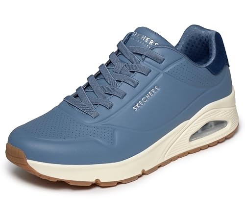 Image of Skechers Men's Uno Tailored Air Sneaker | Walking, Air-Cooled Memory Foam, Skech-Air Visible Airbag, No Tie Fit