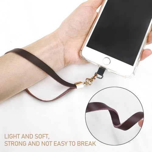Boho Macrame Phone Wrist Strap, Cell Phone Lanyard with Tether Tab, Purple - Photo 42 sur 85
