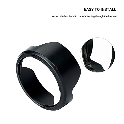 Lens Hood for Canon RF 15-30mm F4.5-6.3 is STM Lens on EOS R6 Mark II EOS R Series Camera, Reversible Lens Shade Replace Canon EW-73E Lens Hood, Compatible with 67mm Filters and 67mm Lens Cap miniatura 6