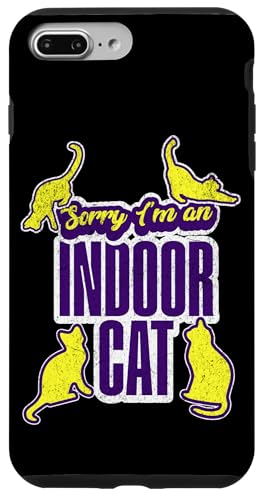 Sorry I'm Indoor Cat Funny Inrovert Says for Cat Lovers X}zP[X iPhone 7 Plus/8 Plus p