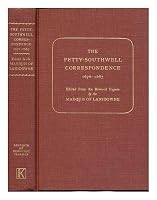 The Petty-Southwell correspondence, 1676-1687, B0006BRO66 Book Cover