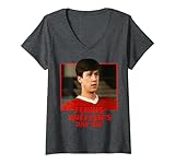 Ferris Bueller's Day Off Cameron Frye Portrait V-Neck T-Shirt
