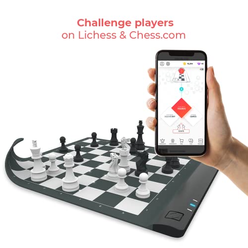 Square Off SQF-PRO-001 Electronic Chess Board For Adults & Kids | Ai-Powered & Digital | Play Against Ai Or Friends | Portable & Rollable Computer Chess Board thumb #5