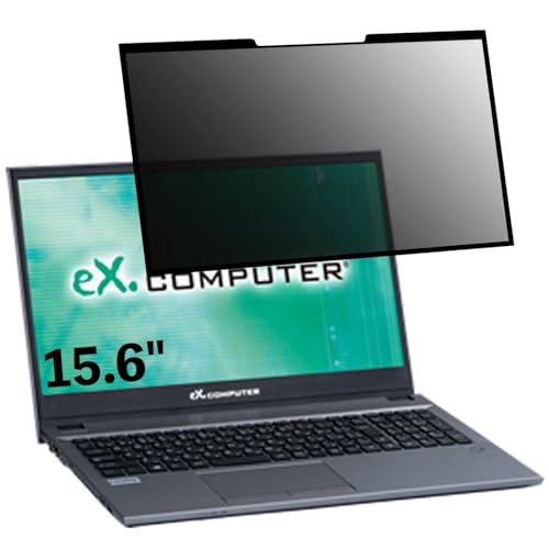 TSUKUMO eX.computer note N1505Kシリーズ 15.6インチ 16:9 対応 粘着 着脱式 覗き見防止フィルム プライバシーフィルター ブルーライトカット 反射防止 パソコン PC モニター 液晶保護 保護シート