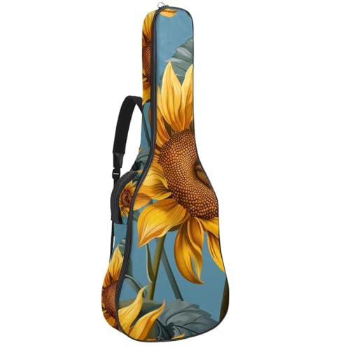 Housse guitare acoustique tournesol pour vos sorties et concerts