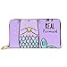 Produktbild JHGFG Mode Handtasche Reißverschluss Brieftasche Magic Cat Mermaid Childish Apparel Telefon Clutch Geldbörse Abendkupplung Blocking Leder Brieftasche Multi Card Organizer