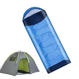 Bolsa de dormir para acampar, cama de campamento frío de algodón hueco, bolsa de dormir caliente para senderismo al aire libre, bolsas de dormir para adultos con cremallera, equipo lavable a máquina